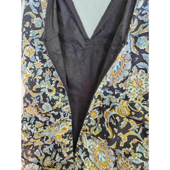 Veronica Beard JACKSON FLORAL-PRINT DRESS In Black Multi Size 4 NWT - Picture 8 of 12
